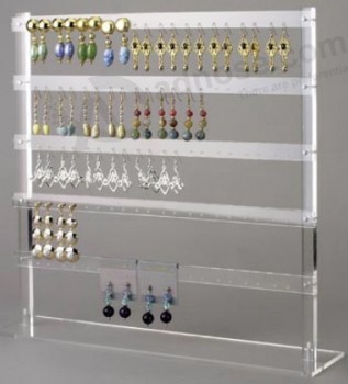 Wholesale customized high quality Transparent Color Acrylic Display Jewelry Organizer