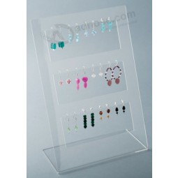 En gros personnalisé de haute qualité transparent couleur acrylique présentoir bijoux organisateur