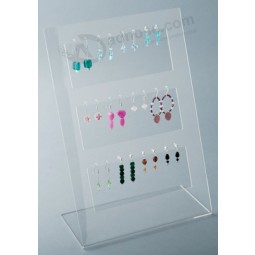 Groothandel aangepaste hoge kwaliteit transparante kleur acryl display stand sieraden organisator