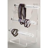 Wholesale customized high quality Transparent Color Acrylic Display Bracelet Display