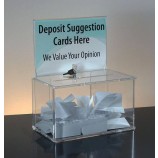 Wholesale customized high-end Supermarket Store Exhibition Show Clear Acrylic Display Box