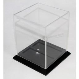 批发定制高-End pmma超市商店展览清晰的亚克力展示盒