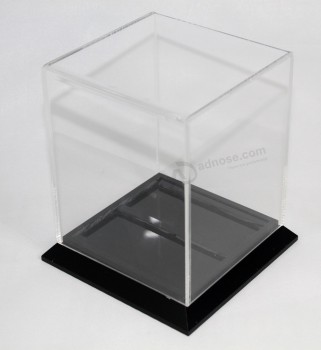 All'ingrosso su misura alta-Fine vetrina di pmma mostra vetrina acrilica trasparente