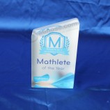 Factory direct wholesale good quality Clear Laser Engraved Acrylic Souvenir