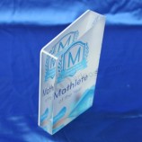 Factory direct wholesale good quality Clear Trophy Laser Engraved Polished Acrylic Souvenir