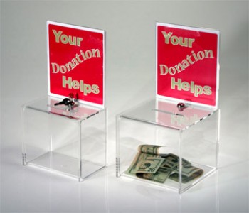 Factory direct Wholesale top quality Clear Acrylic Suggestion Vote Box