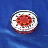 Factory direct Wholesale top quality Clear Office Acrylic Round Paperweight