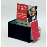Factory direct sale high-end PMMA Clear Acrylic Vote Suggestion Donation Box