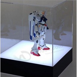Großverkauf der Fabrik hoch-Ende transparente Farbe Acryl LED-Licht beleuchtet Fußball-Display-Box