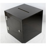 工場直接販売高品質のプレキシガラスクリアアクリルの寄付ボックス