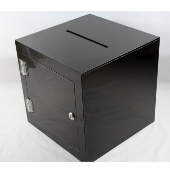 Fabriek directe verkoop hoge kwaliteit plexiglas clear acryl donatie box