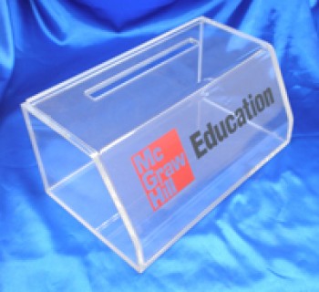Factory direct sale high quality Plexiglass Clear Acrylic Suggestion Box