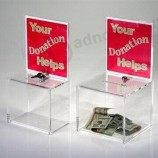 Factory direct sale high quality Clear Acrylic Display Box with Lock
