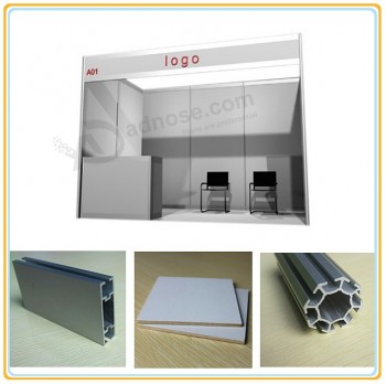 Fábrica direta personalizado venda quente stand de exposição padrão com extrusão de alumínio octangle