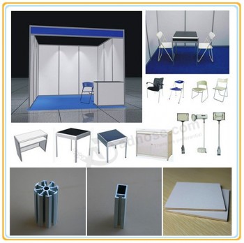Vendita diretta personalizzata in fabbrica 3*3*2.5M stand fieristico di estrusione di alluminio/ Mostra Display stand