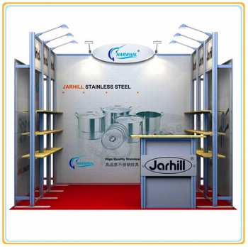 Factory direct sale top high quality 3X3m Modular Aluminum Exhibition Display Booth Design