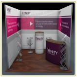 Factory direct sale top high quality LED Fabric Light Box Trade Show Booth
