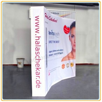 Factory direct sale top high quality 10ft Curved Display Stand for Light Exhition