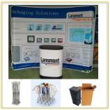 Factory direct sale top high quality Easy 8ft Curved Pop up Stand for Advertising Promotion