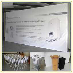 Factory direct sale top high quality 20ft Straight Pop up Stand/Back Wall Display Stand