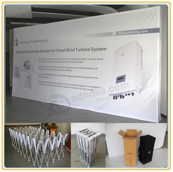 Factory direct sale top high quality 20ft Straight Pop up Stand/Back Wall Display Stand