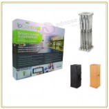 Factory direct sale top high quality Elegant Portable Stretch Fabric Pop up Display Stand (10ft straight)