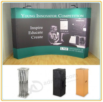 Factory direct sale top high quality Fabric Pop up Stand for Portable Exhibition (10FT)