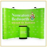 Factory direct sale top high quality New Magnetic Pop up Display Stand for Trade Show (8ft)