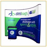 Factory direct sale top high quality 10ft Magnetic Pop up Advertising Equipment Stand