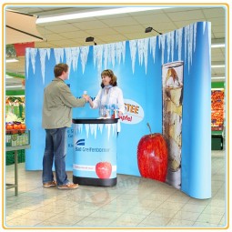 Factory direct sale top high quality Magnetic Floor Standing Pop up Display (4*3 Curved)
