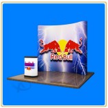 Factory direct sale top high quality Stylish Portable PVC Pop up Free Standing Display Stand (8FT)