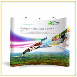 Factory direct wholesale top high quality Universal Custom Fitted Exhibition Pop up Sign Stand for Promotion