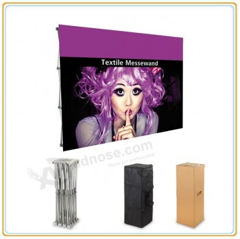 Factory direct wholesale top high quality Fold up Hook & Loop Display Stand, Straight Pop up Display