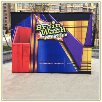Factory direct wholesale top high quality 8FT Straight Pop up Stand
