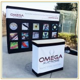 Factory direct customized hot sale 10FT Fabric Pop up Display Trade Show Stand