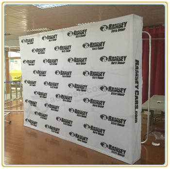 Factory direct customized hot sale Advertising Flat Velcro Pop up Banner Manufacturer