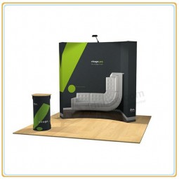 Factory direct customized hot sale Folding Pop up Displays, Pop up Stand / Background (8FT Curved)