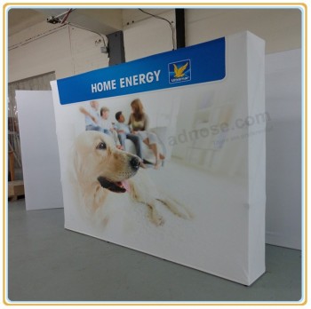 Factory direct customized hot sale 12FT Pop up Fabric Displays Fabric Wall Banner Stand
