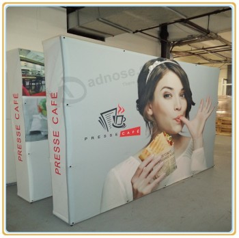Factory direct customized hot sale Indoor Dye-Sublimation High Quality Velcro Pop up Stand (10FT)