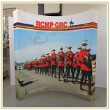 Factory direct customized hot sale Aluminum Curved Popup Display Stand (8FT)