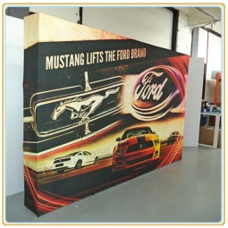 Factory direct customized hot sale Exhibition Velcro Fabric Pop up Folding Display Stand (12FT)