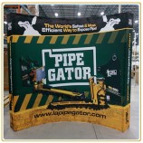 Factory direct customized hot sale Flexible Aluminum Pop up Display Stand (8FT Curved)