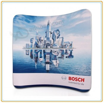 Factory direct customized hot sale 10ft Curved Fabric Booth Stand