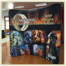 Factory direct customized hot sale 8ft Arch-Shape Tension Fabric Wall Display with Printed Graphic