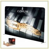 Factory direct customized hot sale 20ft Tension Fabric Display Banner Stand for Exhibition (straight type)