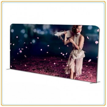 Factory direct customized hot sale 20ft Straight Background Wall Display with Aluminum Tubes