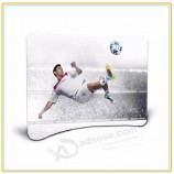 Factory direct customized hot sale 8ft Horizontally Curved Tension Fabric Back-Wall Display