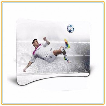 Factory direct customized hot sale 8ft Horizontally Curved Tension Fabric Back-Wall Display