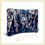 Factory direct customized hot sale 8ft Arch-Shape Tension Fabric Wall Exhibition with Printed Graphic
