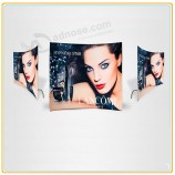 Factory direct sale high quality 10ft U-Shape/Vertical Curved Tension Fabric Tube Display